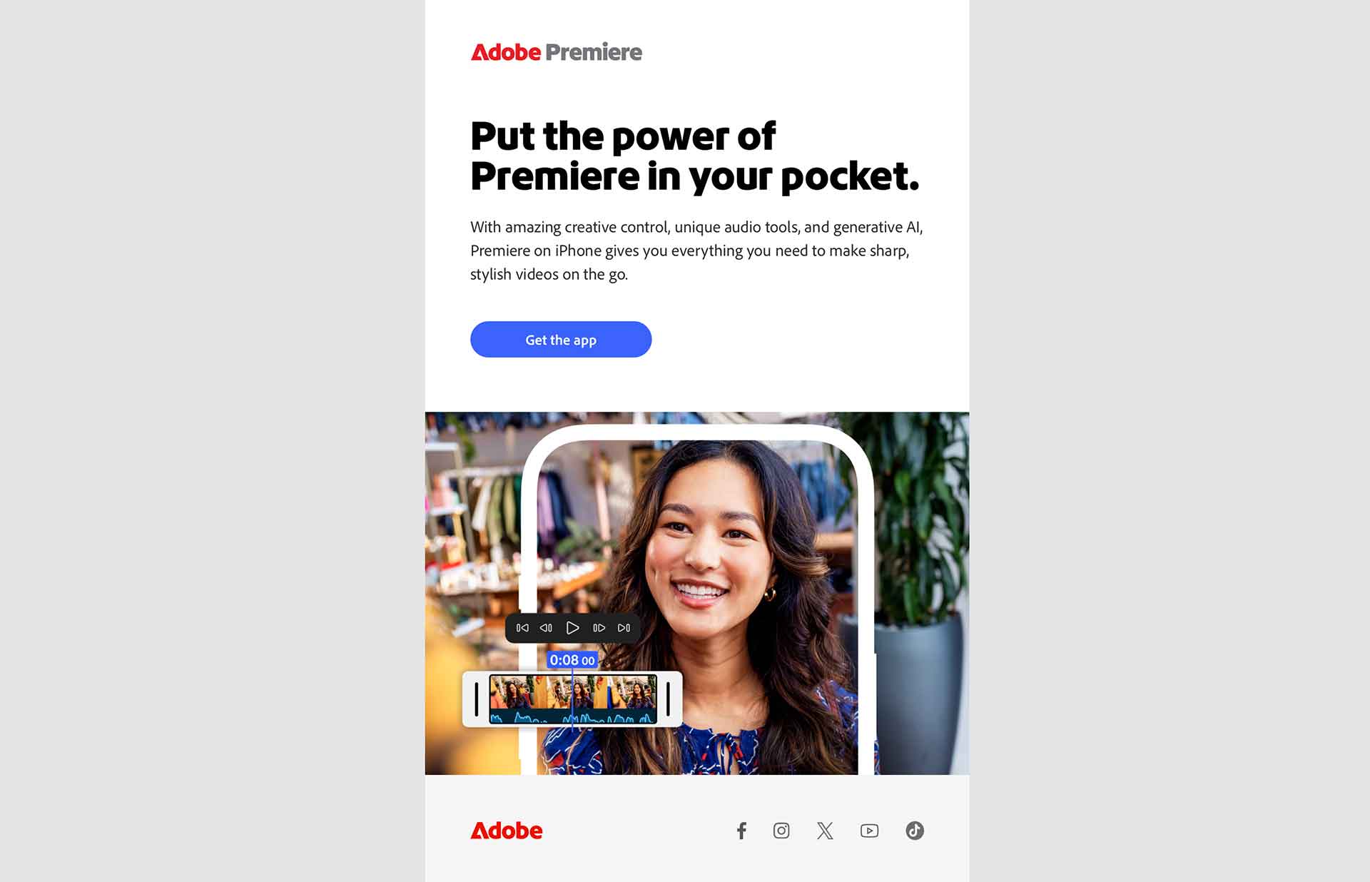 Featured image for “Adobe Premiere for iPhone”
